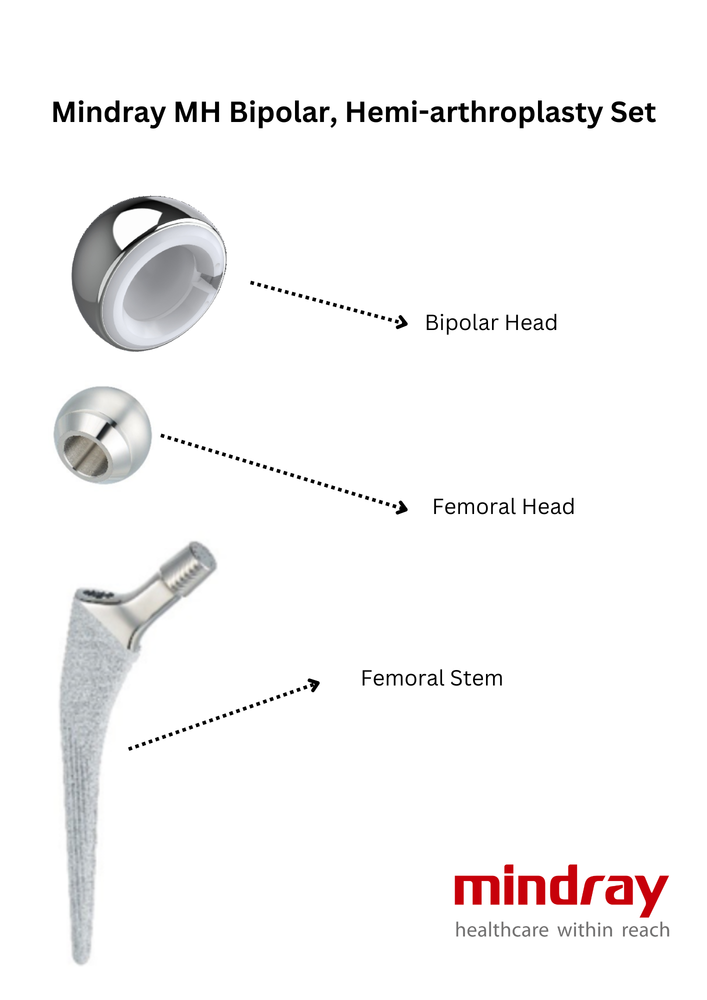 Mindray MH Bipolar, Hemi-arthroplasty Set