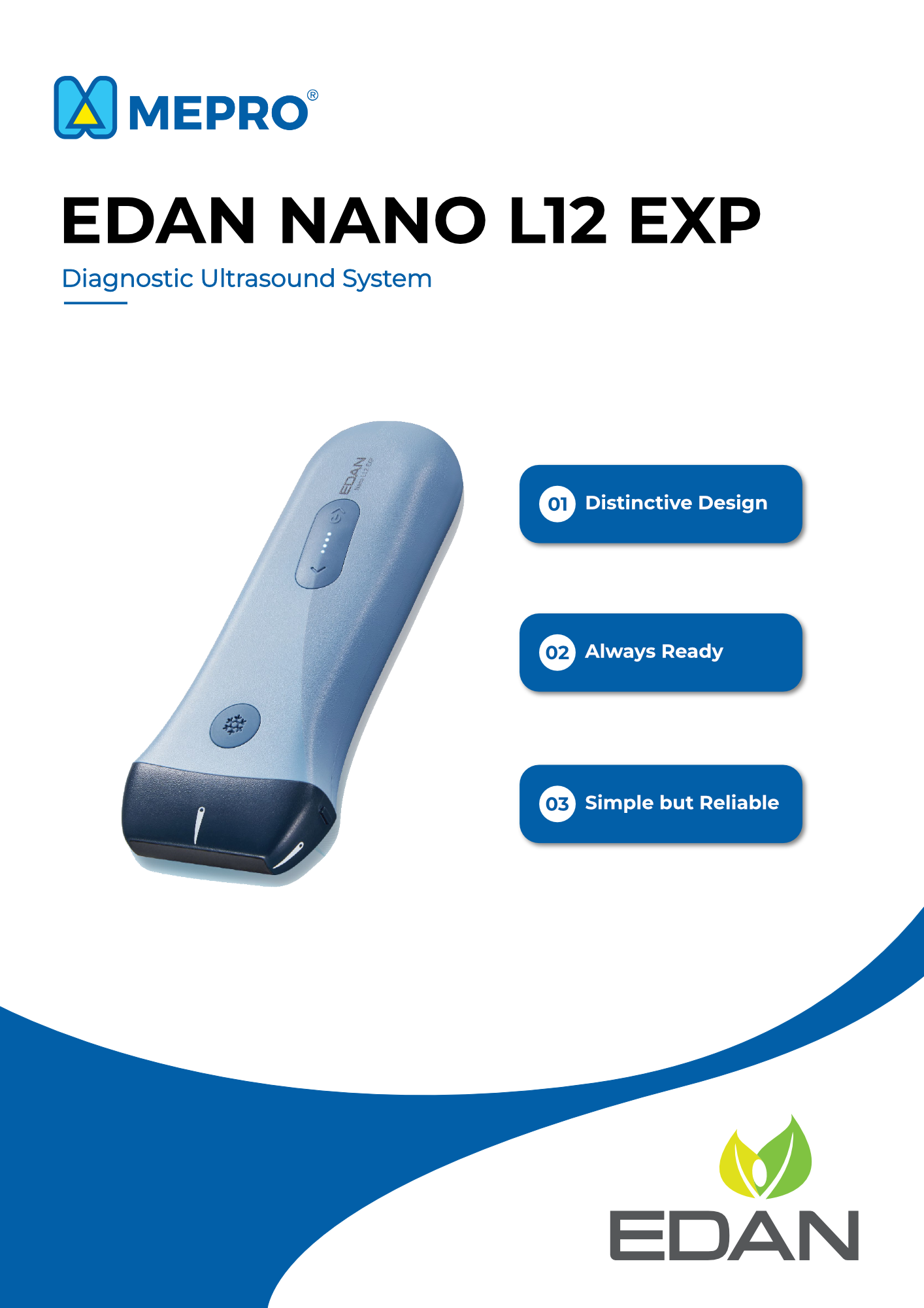EDAN NANO L12 EXP, Diagnostic Ultrasound System