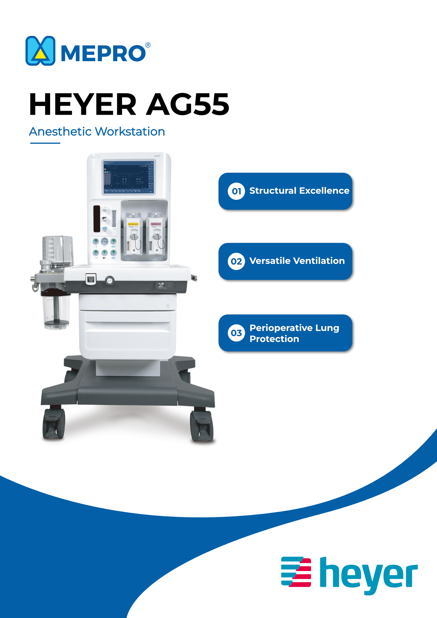 Heyer AG55, Anesthetic Workstation