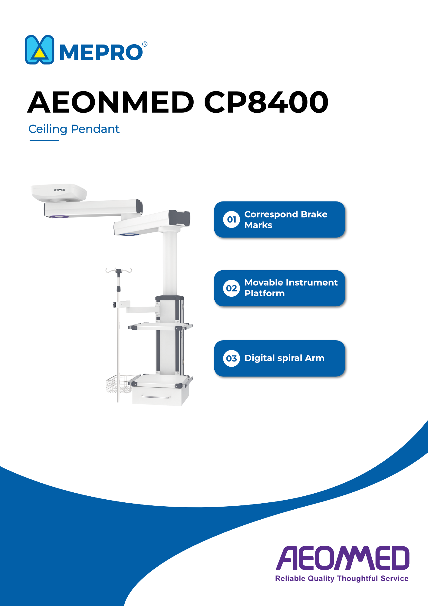 AEONMED CP8400, Ceiling Pendant